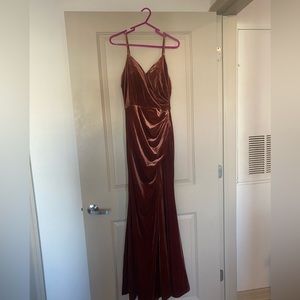 Revelry Terracotta Bridesmaid Dress - Rory